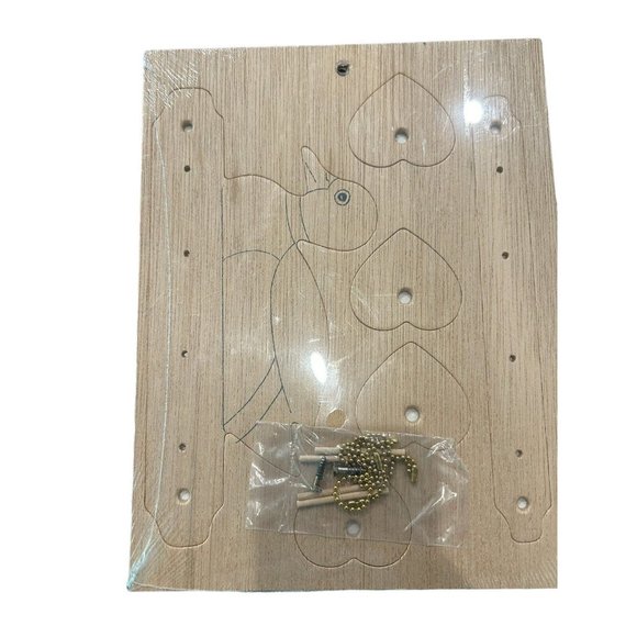 Vintage True to Nature Wood Art Country Duck Key Rack Kit New Old Stock - Picture 2 of 2